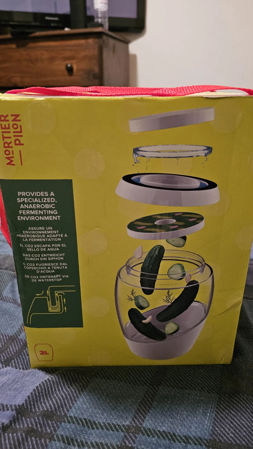 Mortier Pilon 2L Fermentation Crock Pickler 🏆 - photo 3