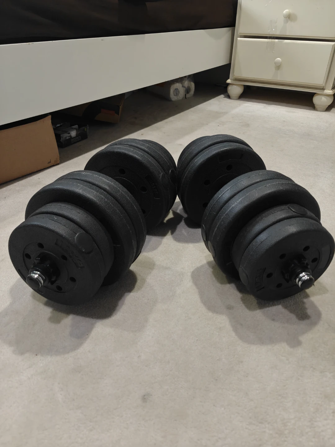 2 X 25 Lbs Adjustable Dumbbell Set - photo 2
