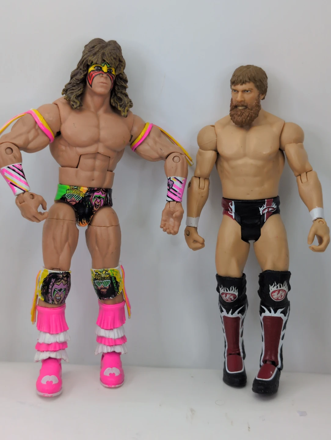 WWE Ultimate Warrior and Daniel Bryan Action Figures