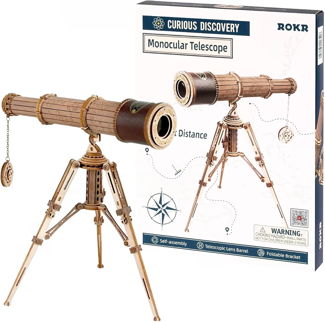 3D Wooden Puzzle - Monocular Telescope (BNIS)