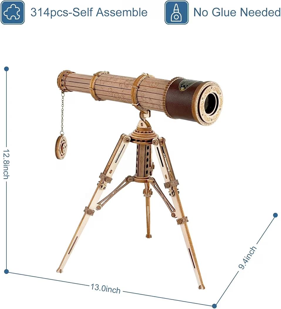 3D Wooden Puzzle - Monocular Telescope (BNIS) - photo 4