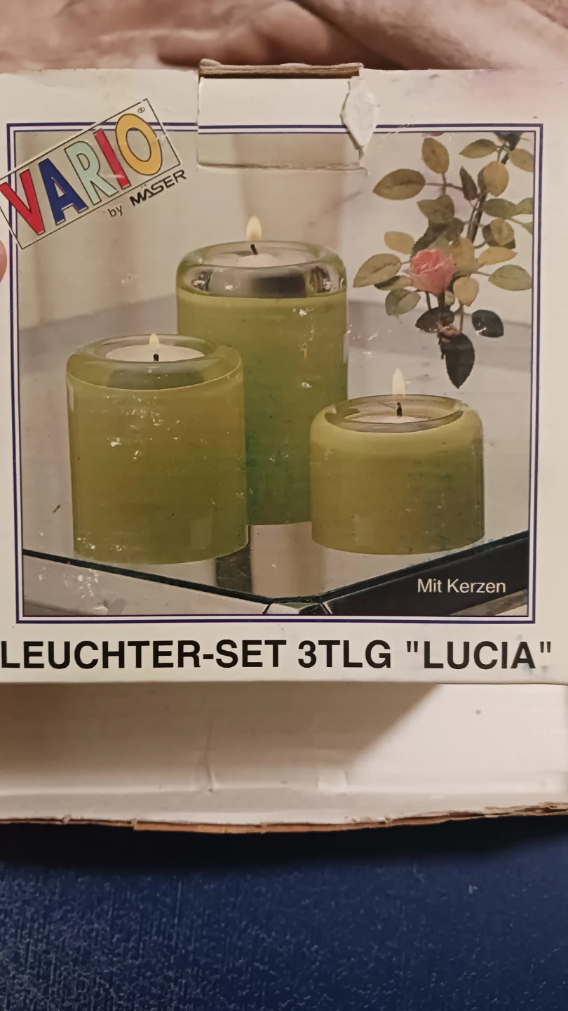 VARIO "Lucia" Schwimmkerzen Schale Set X 2