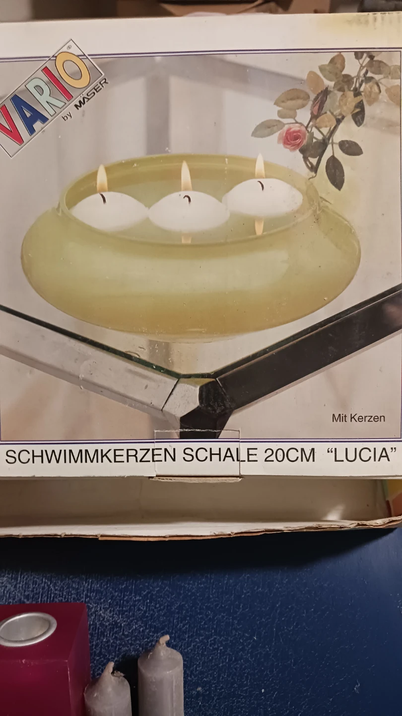 VARIO "Lucia" Schwimmkerzen Schale Set X 2 - photo 2