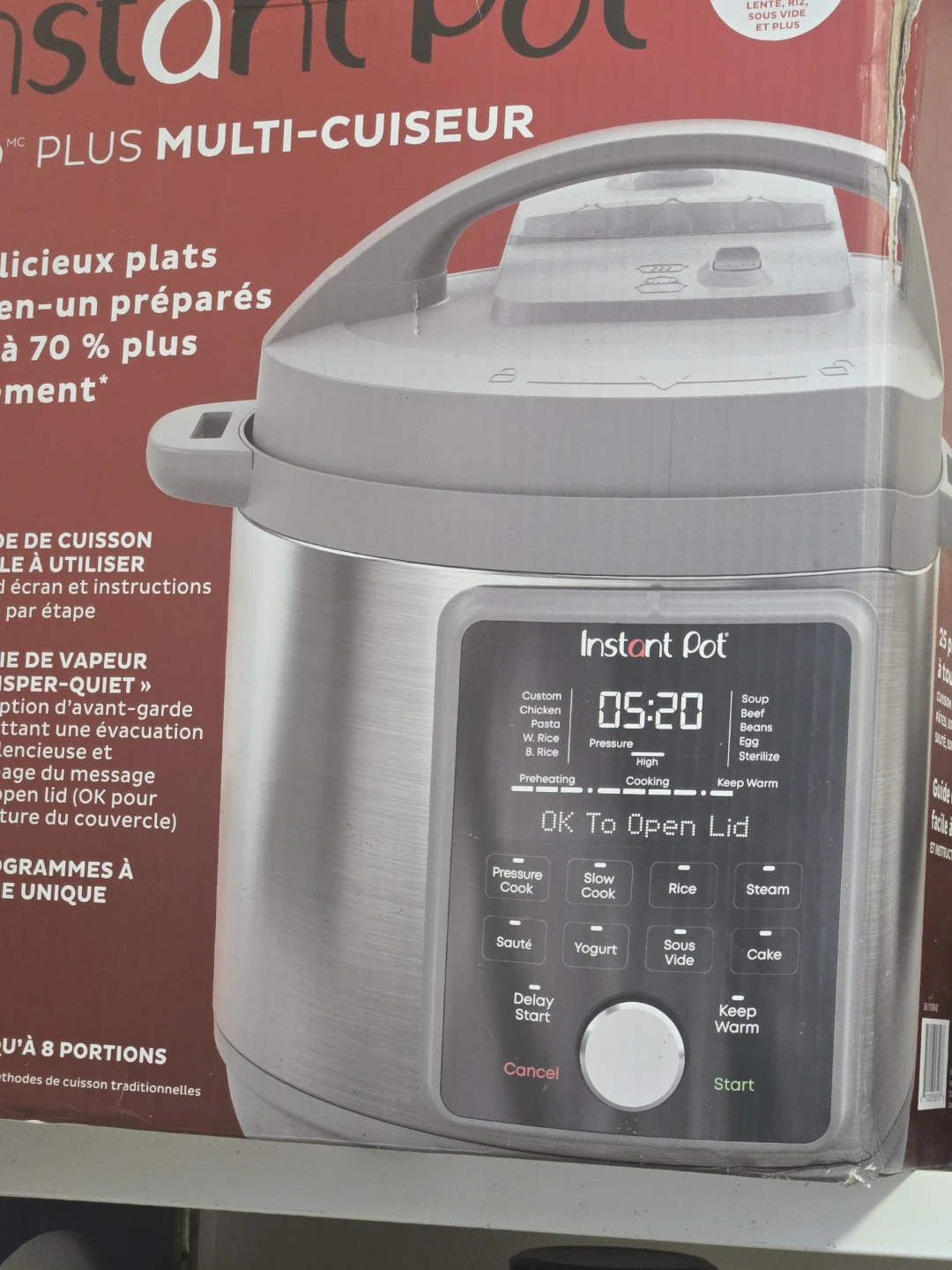 Instantpot duo quiet whisper pressure cooker - photo 2