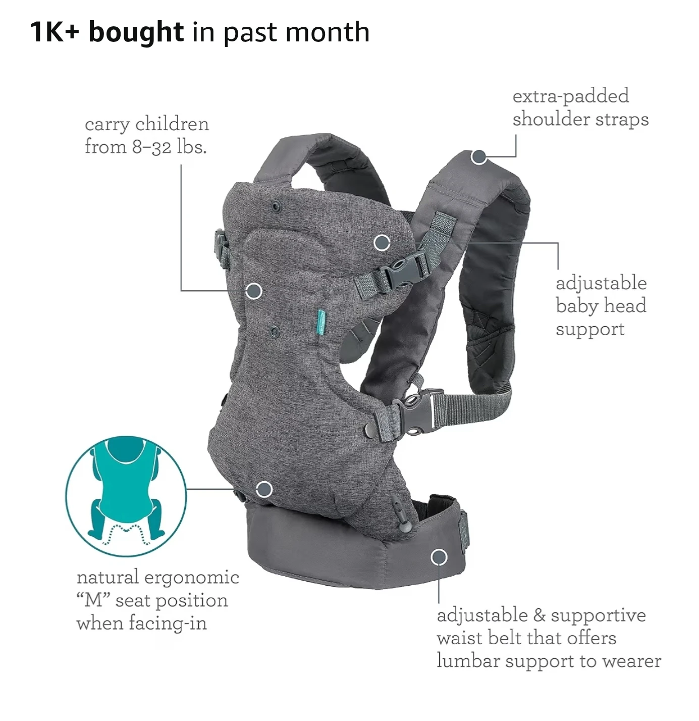 Infantino Baby Carrier - photo 2