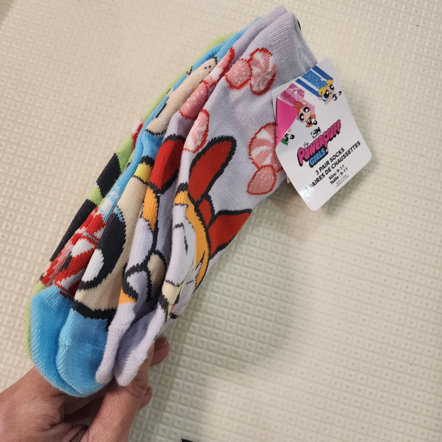 The Powerpuff Girls 3 Pair Socks Size 9-11 - photo 4