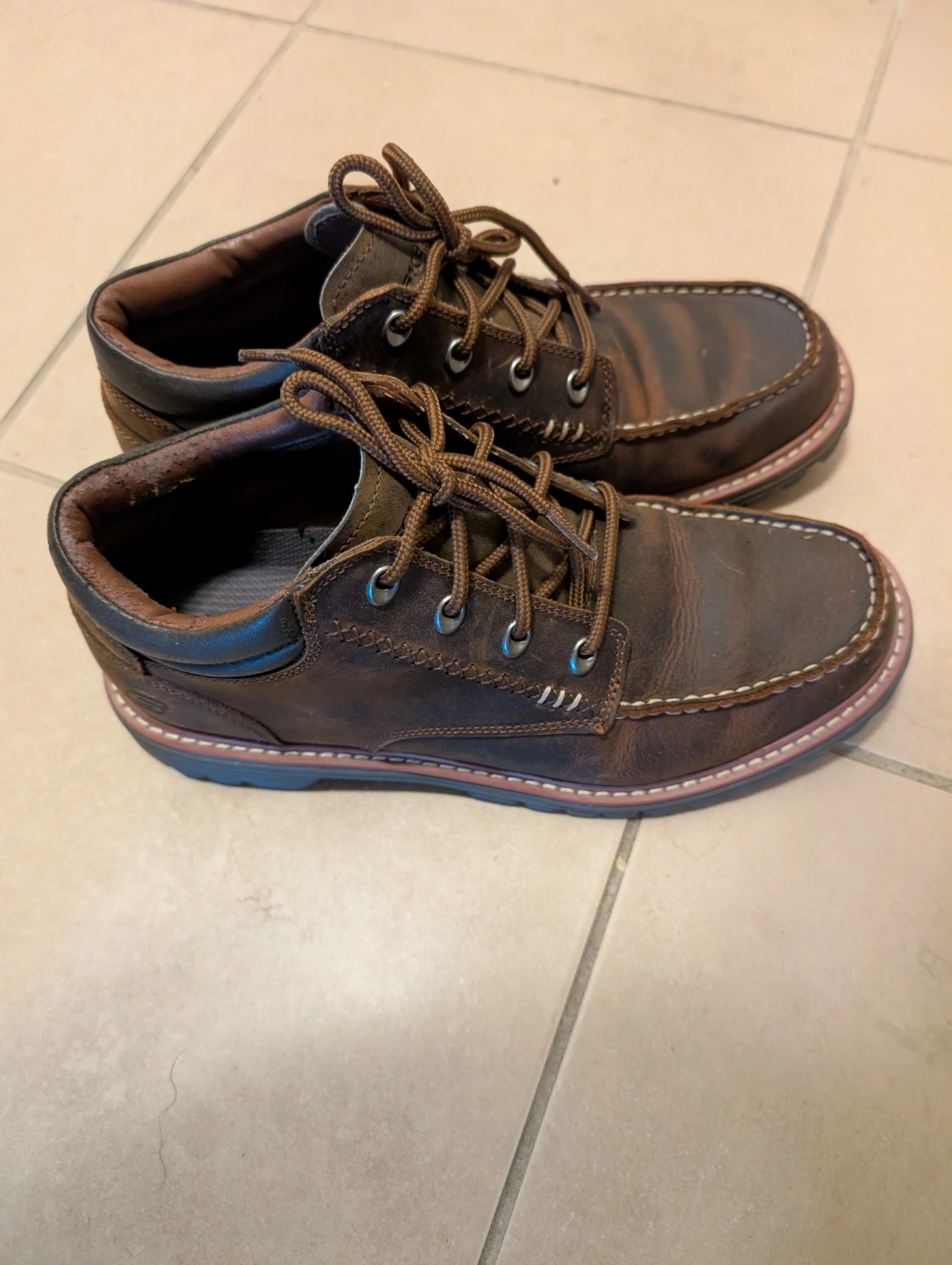 Men's Brown Leather Chukka Boots