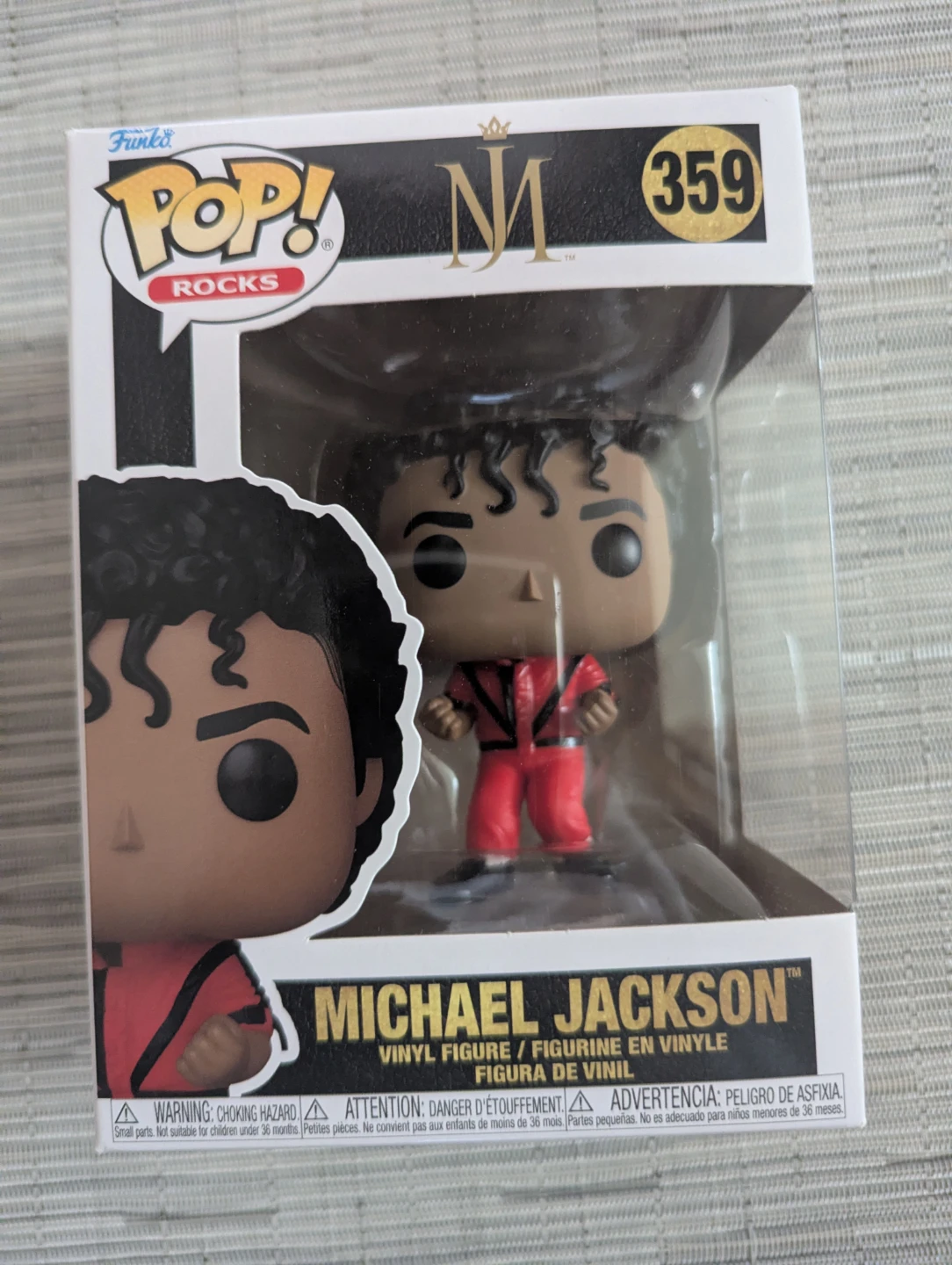 Funko Pop! Rocks Michael Jackson Vinyl Figure #359