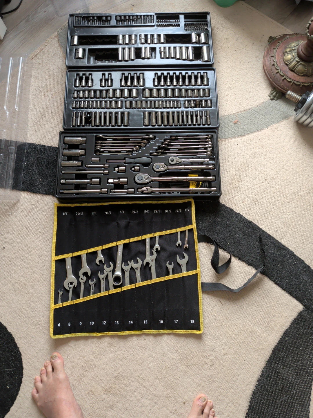 22 Piece Ratcheting Wrench Set