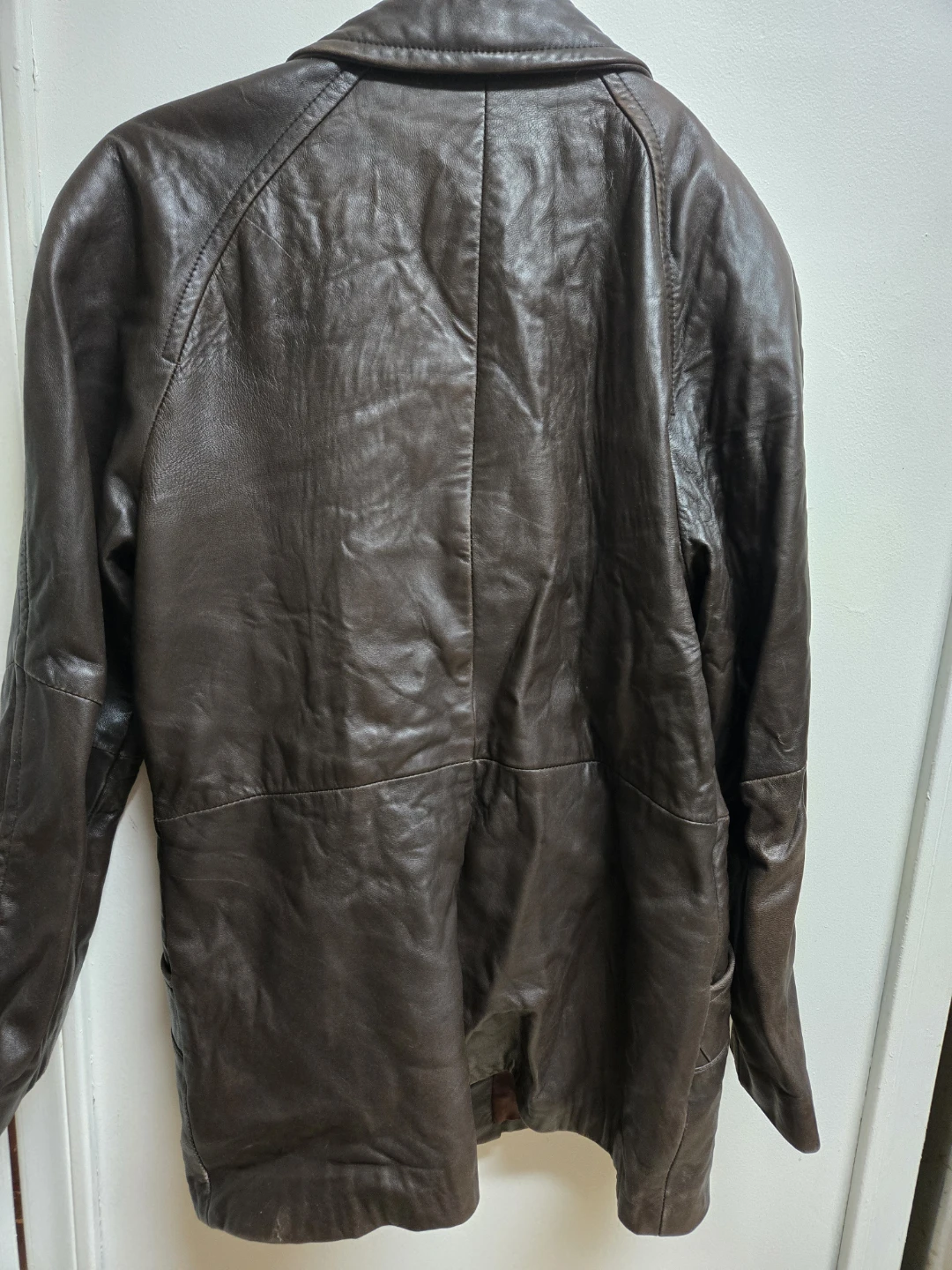 DANIER Brown Leather Jacket XS - photo 2