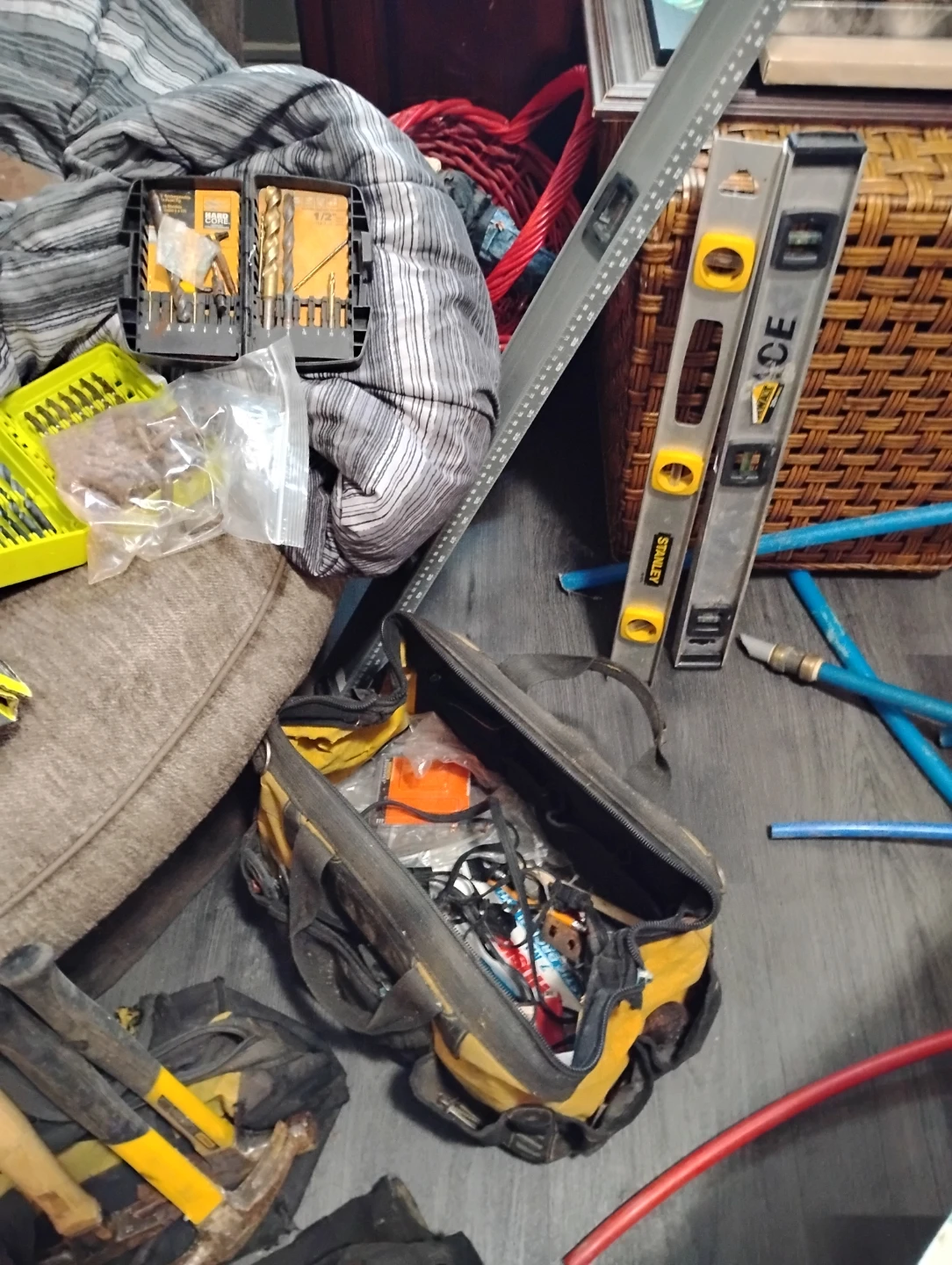 Bosch Router and Ryobi Drill Combo with Tool Accessories - photo 2
