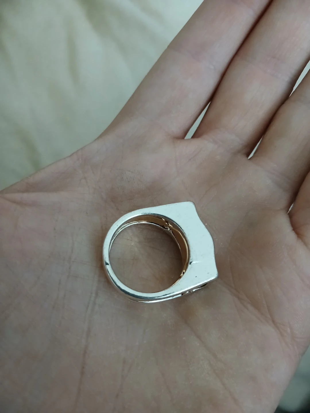 Vintage Punk Style 2 Part Skull Ring - photo 3