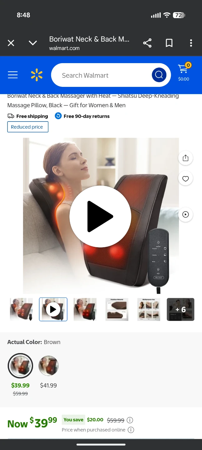 Soffyia Shiatsu Massage Cushion - photo 5