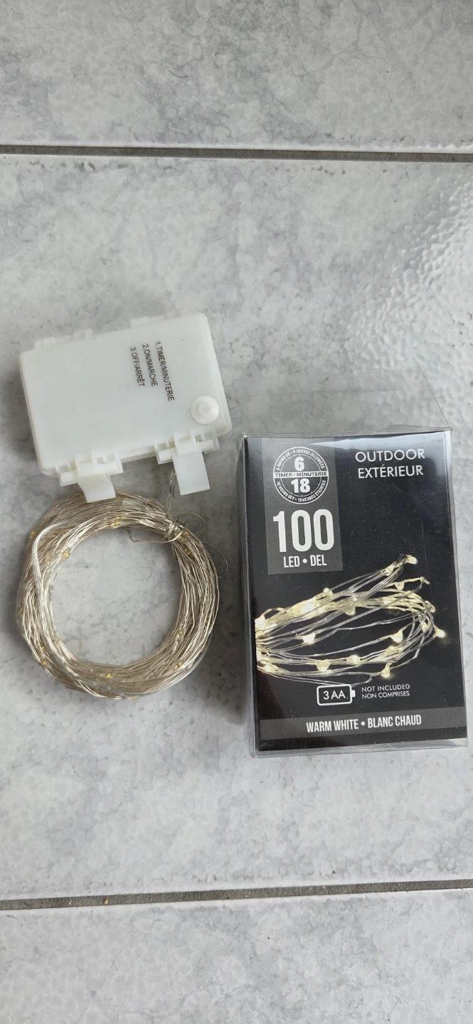 100 LED Outdoor String Lights - Warm White - photo 2