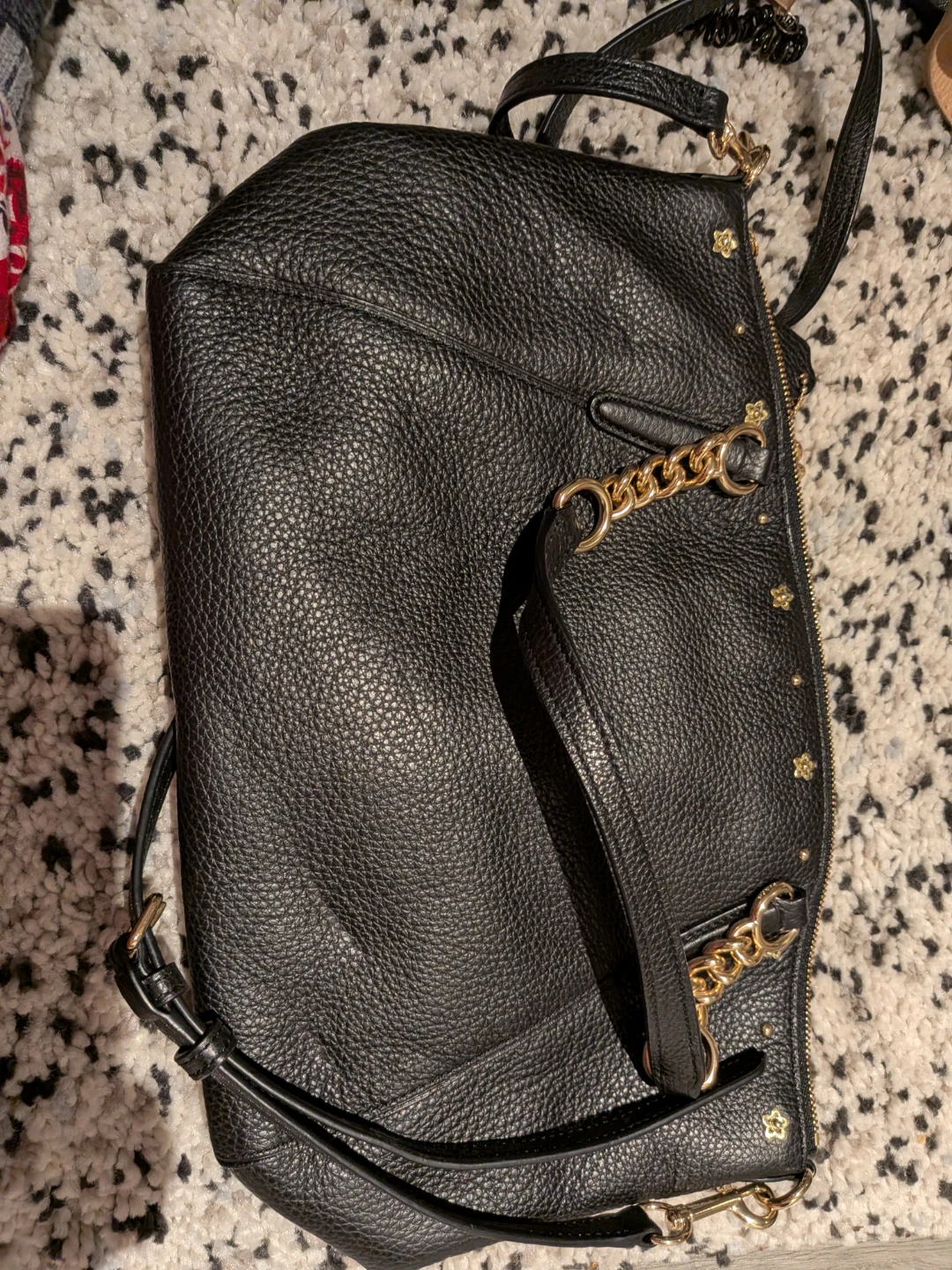 Coach Black Leather Shoulder Bag - photo 2