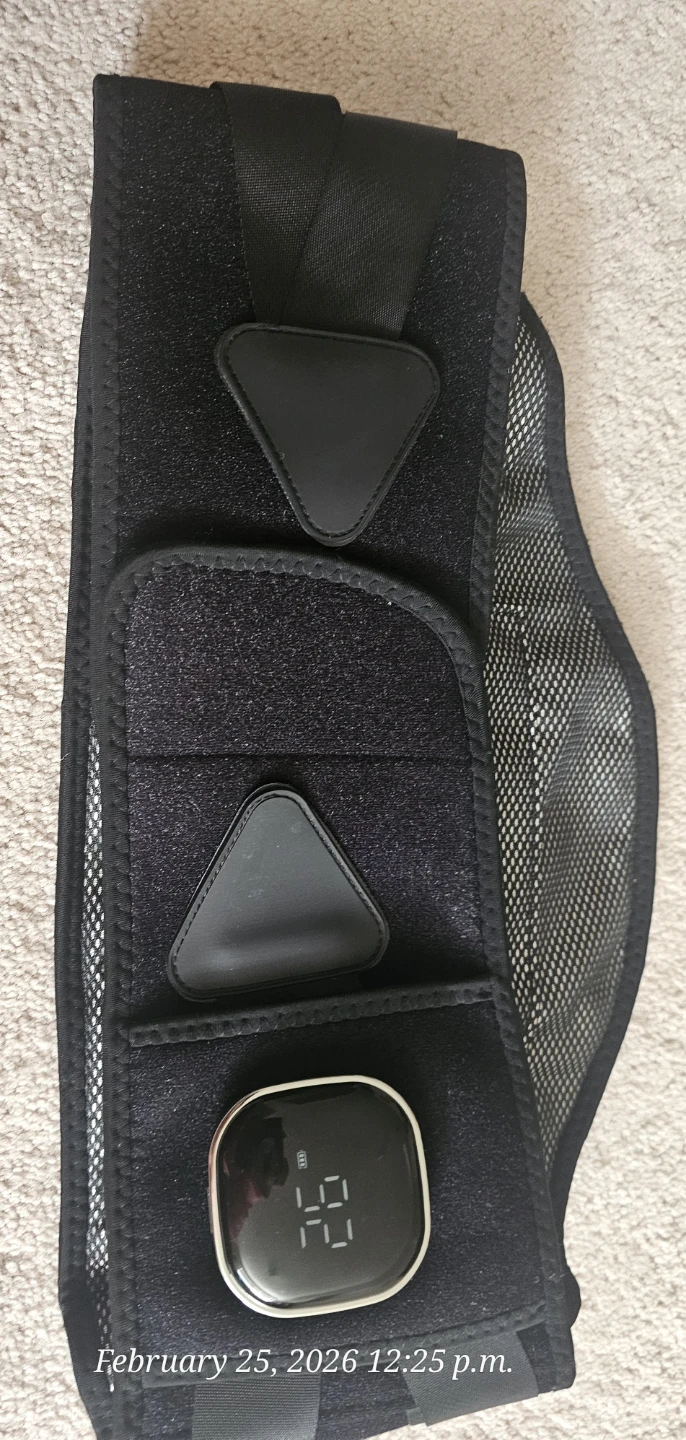 Adjustable Heated Back Brace with Digital Display - photo 4