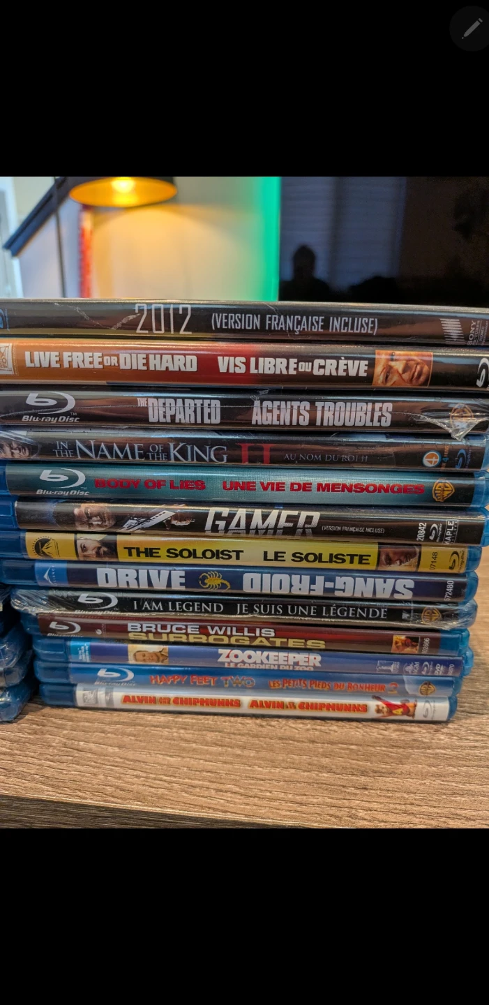 Collection of Blu-ray and  Movies