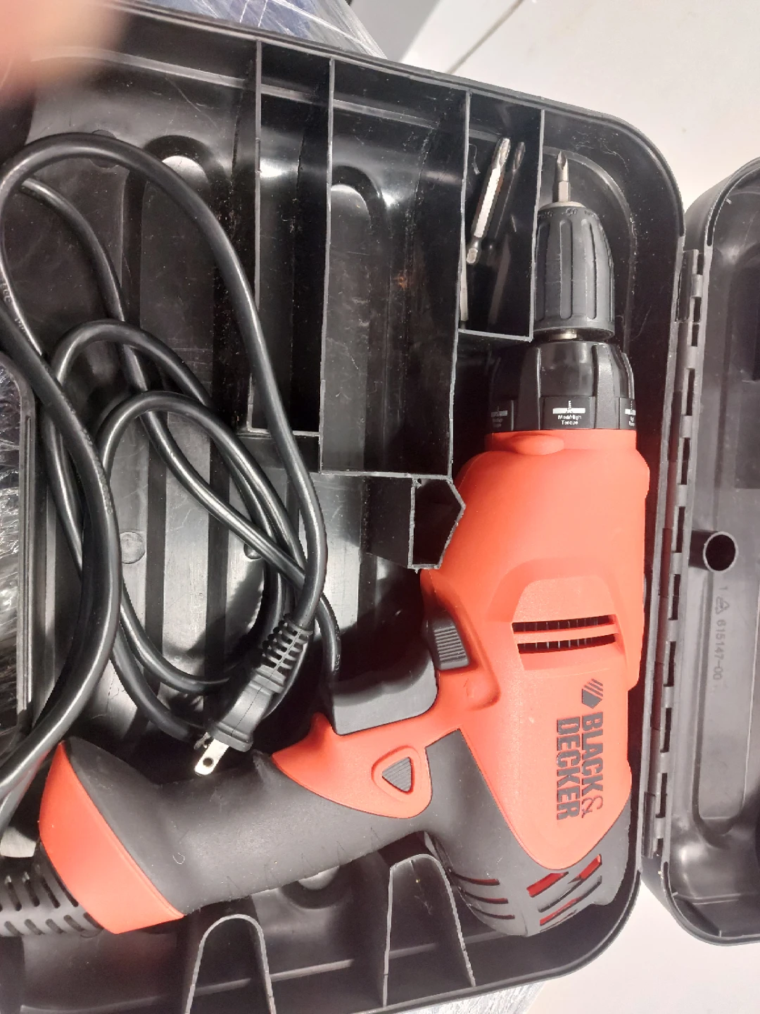 Black & Decker Corded Drill with Case - photo 2