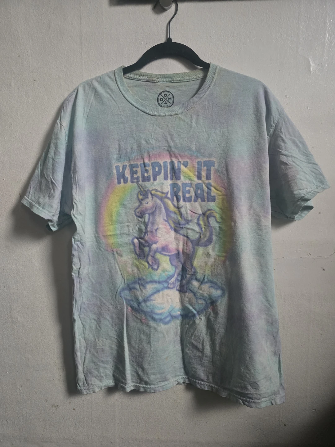 Tie-Dye keepin it Real Unicorn T-Shirt - photo 2