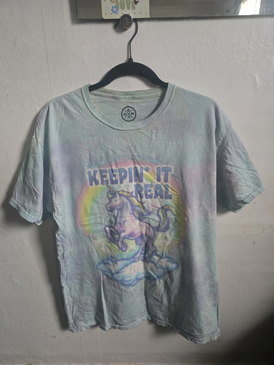 Tie-Dye keepin it Real Unicorn T-Shirt - photo 5