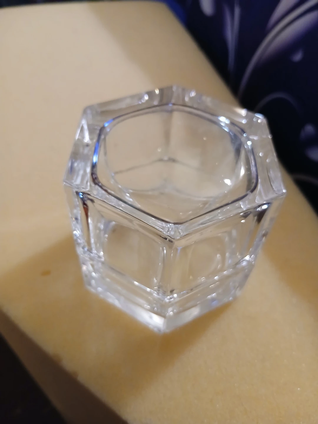 2 piece glass trinket