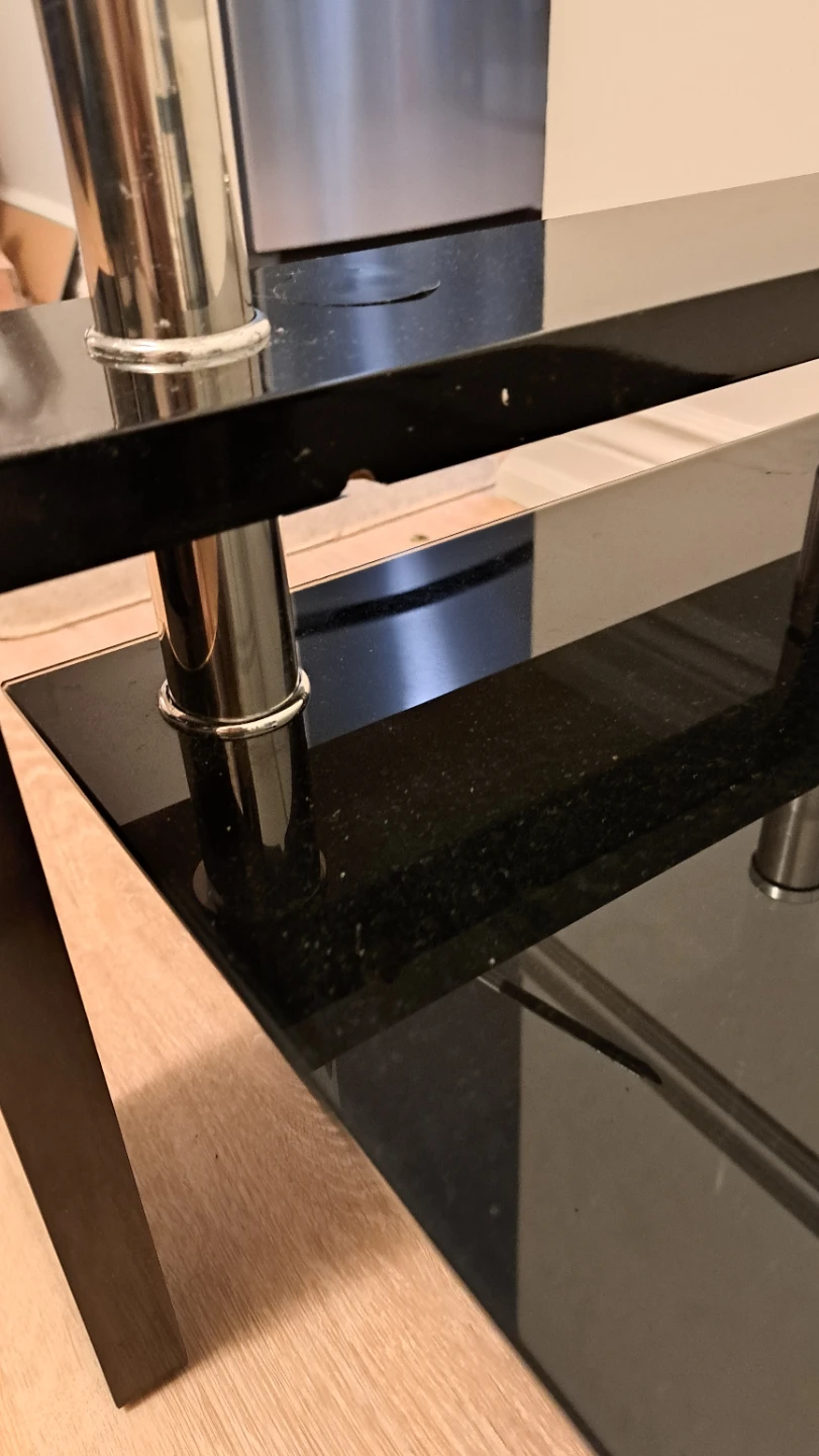 Glass Coffee Table - Black Frame, Modern Style - photo 4