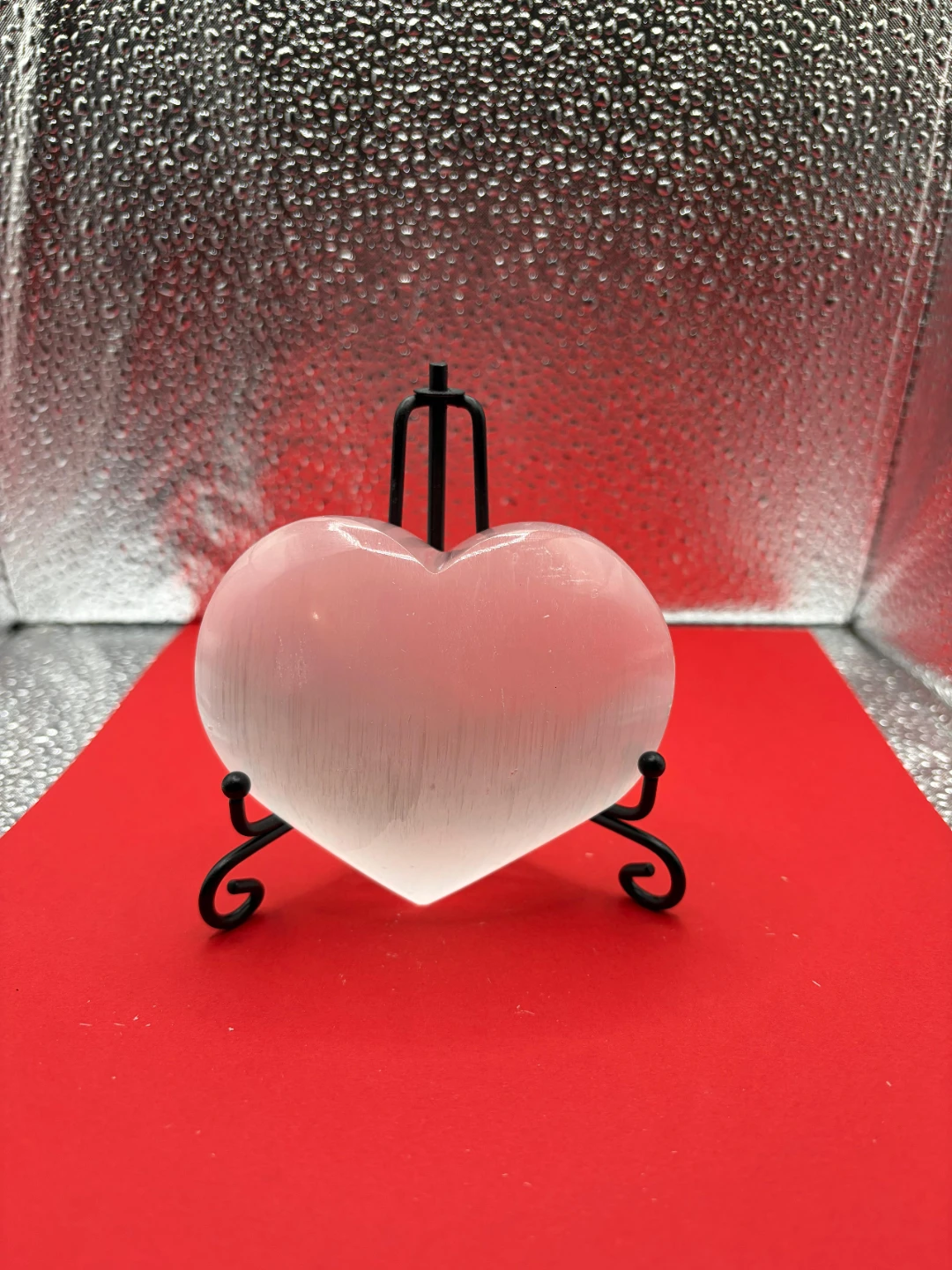 Heart Shaped Selenite Crystal