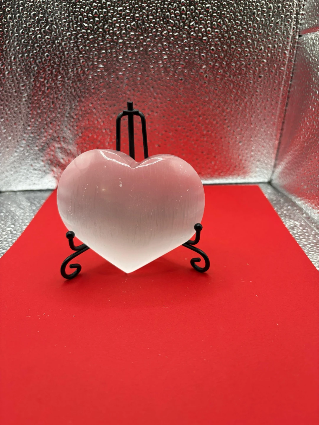 Heart Shaped Selenite Crystal - photo 3