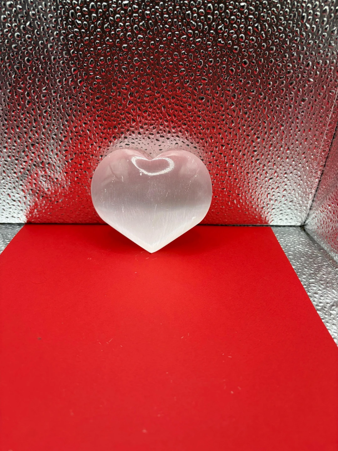 Heart Shaped Selenite Crystal - photo 5