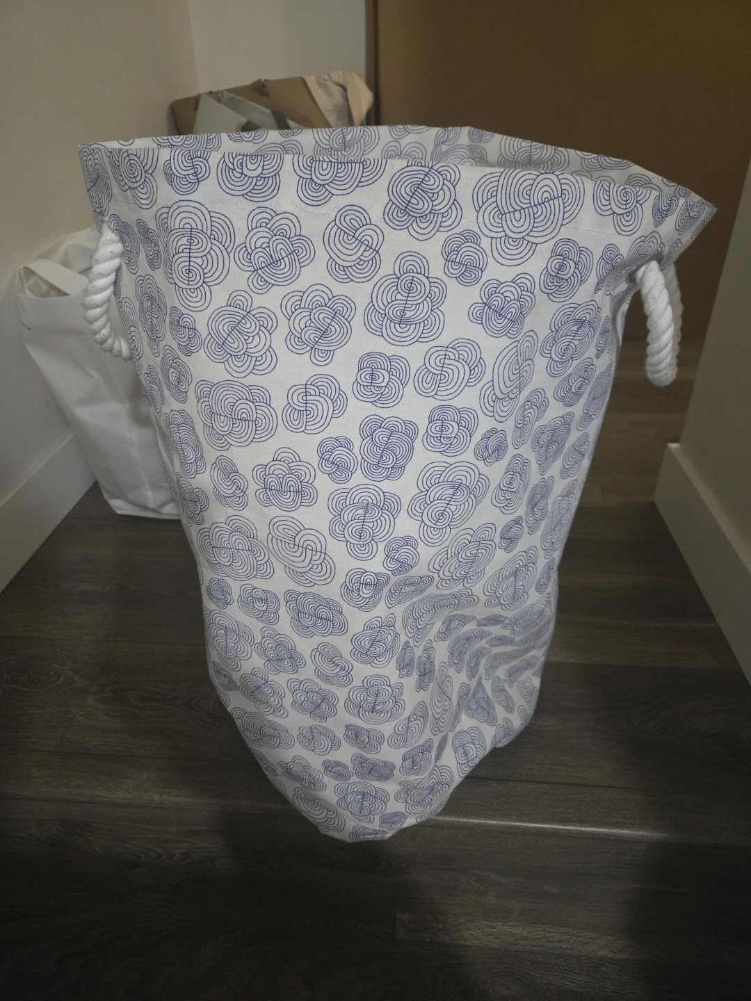 Ikea Laundry Hamper with Rope Handles