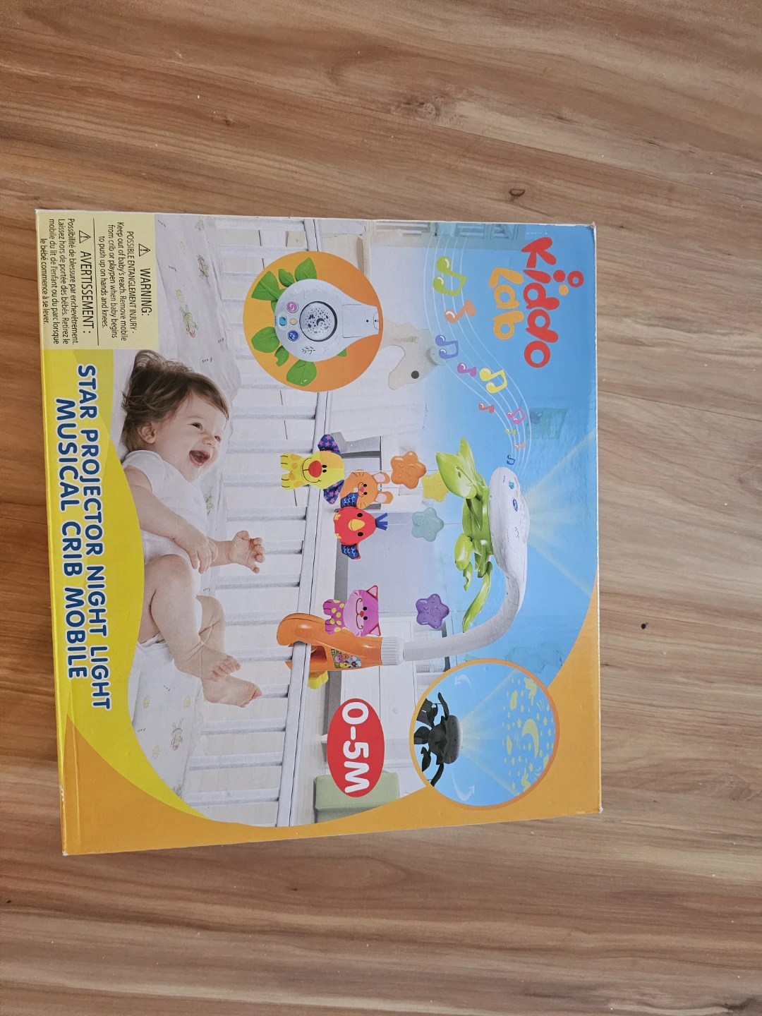Kiddo Lab Star Projector Musical Crib Mobile