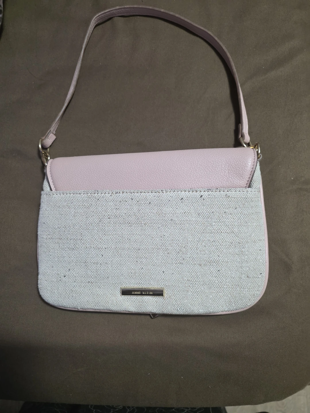 Pink and Grey Shoulder Bag - photo 2