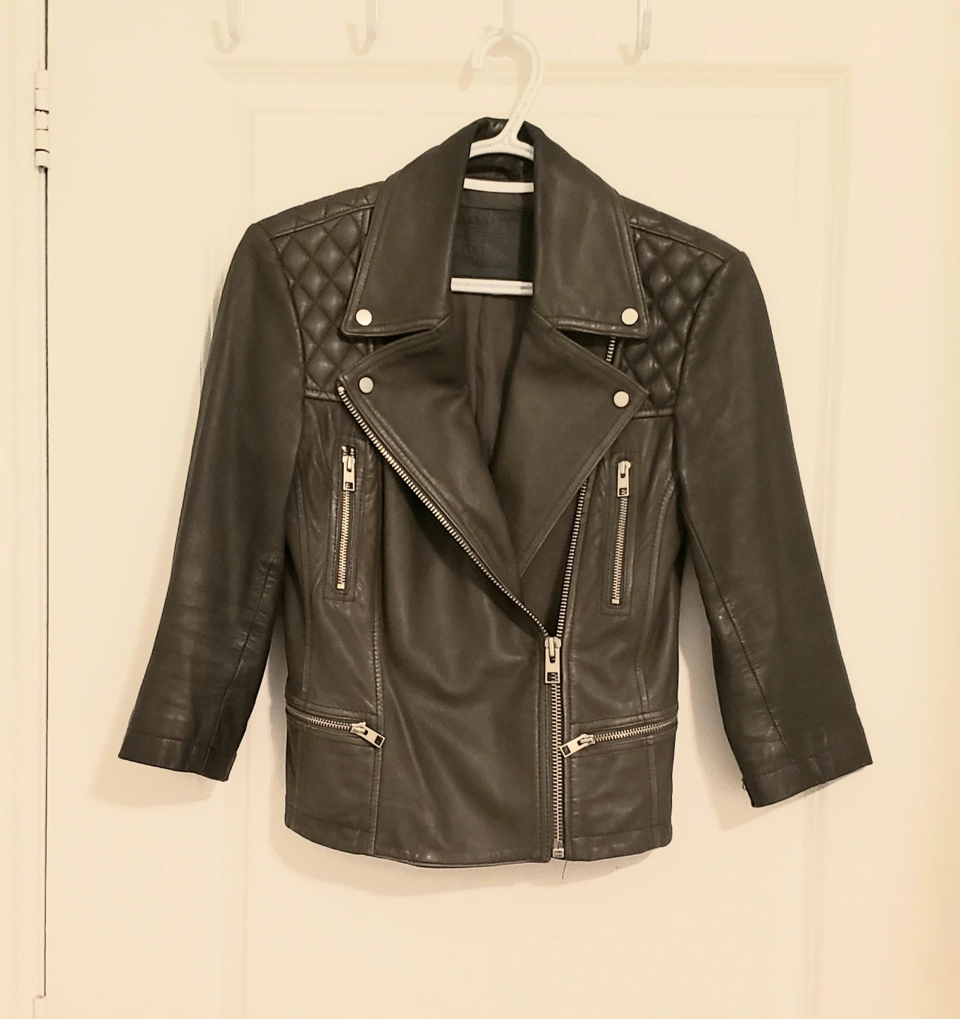 ALLSAINTS Limited Edition Leather Jacket (Size : Woman Small) - photo 2