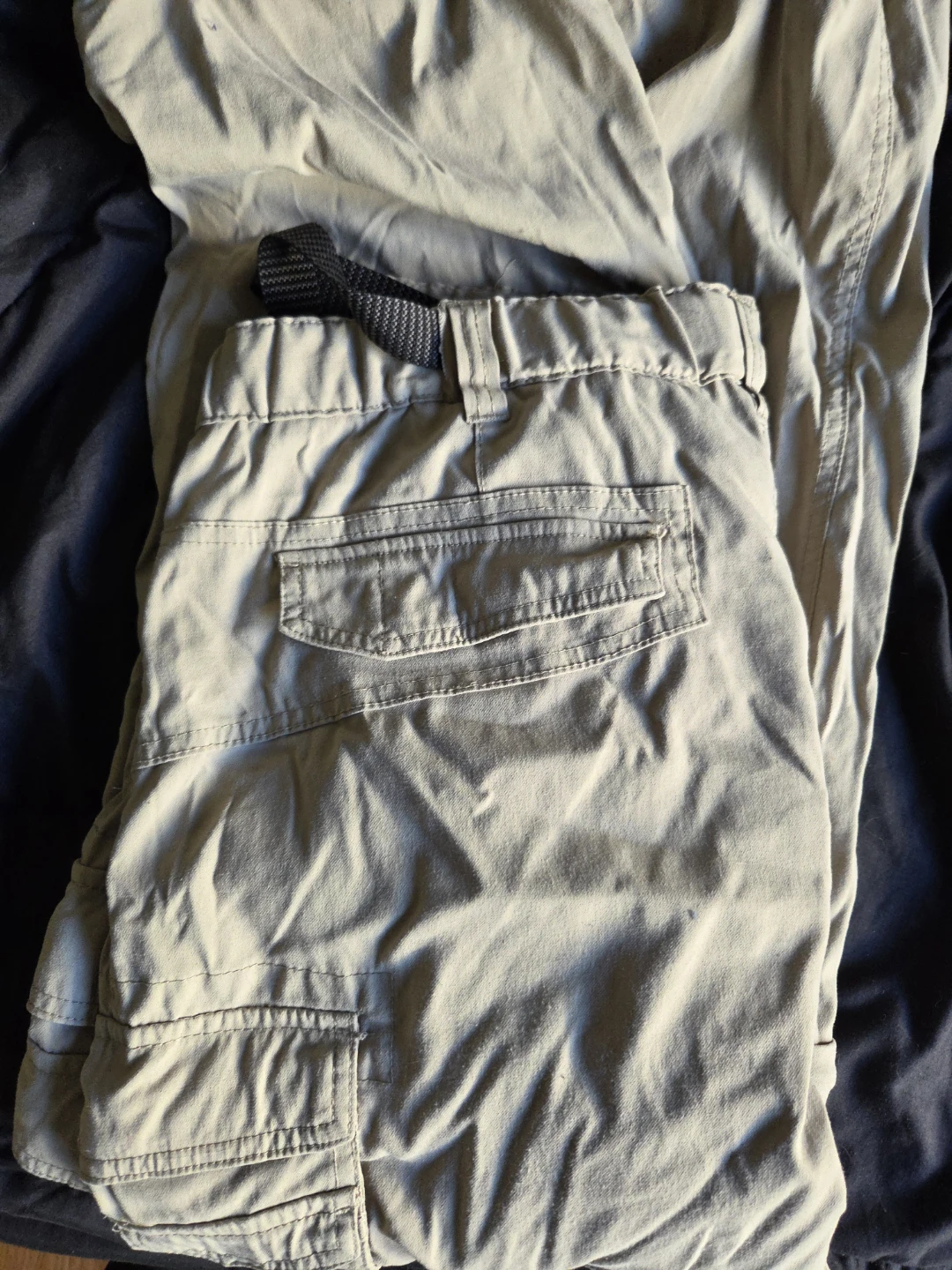Tan cargo zip off cargo pants - photo 4