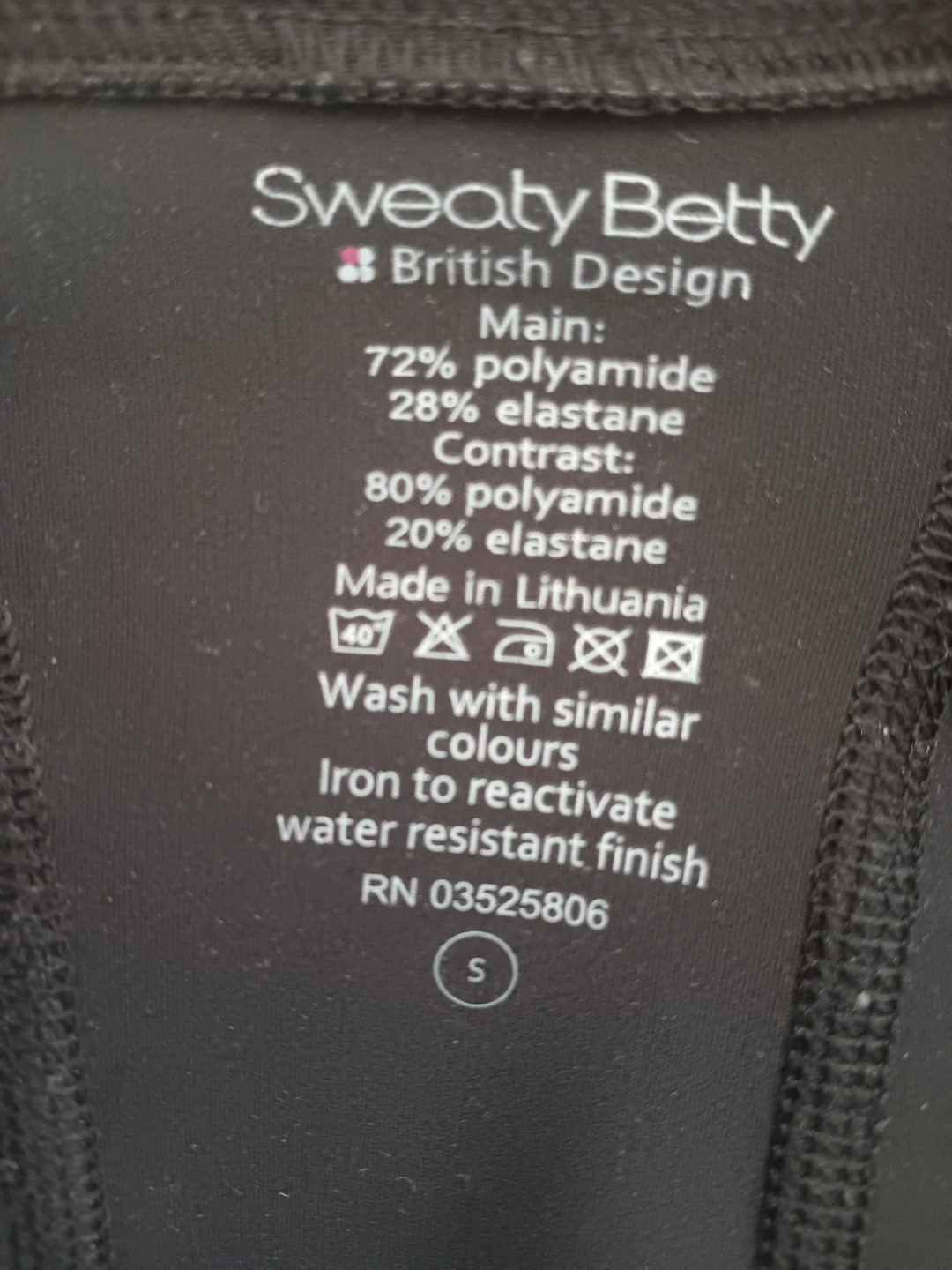 "🏆Sweaty Betty Black Full Zip Hooded Jacket" - photo 4