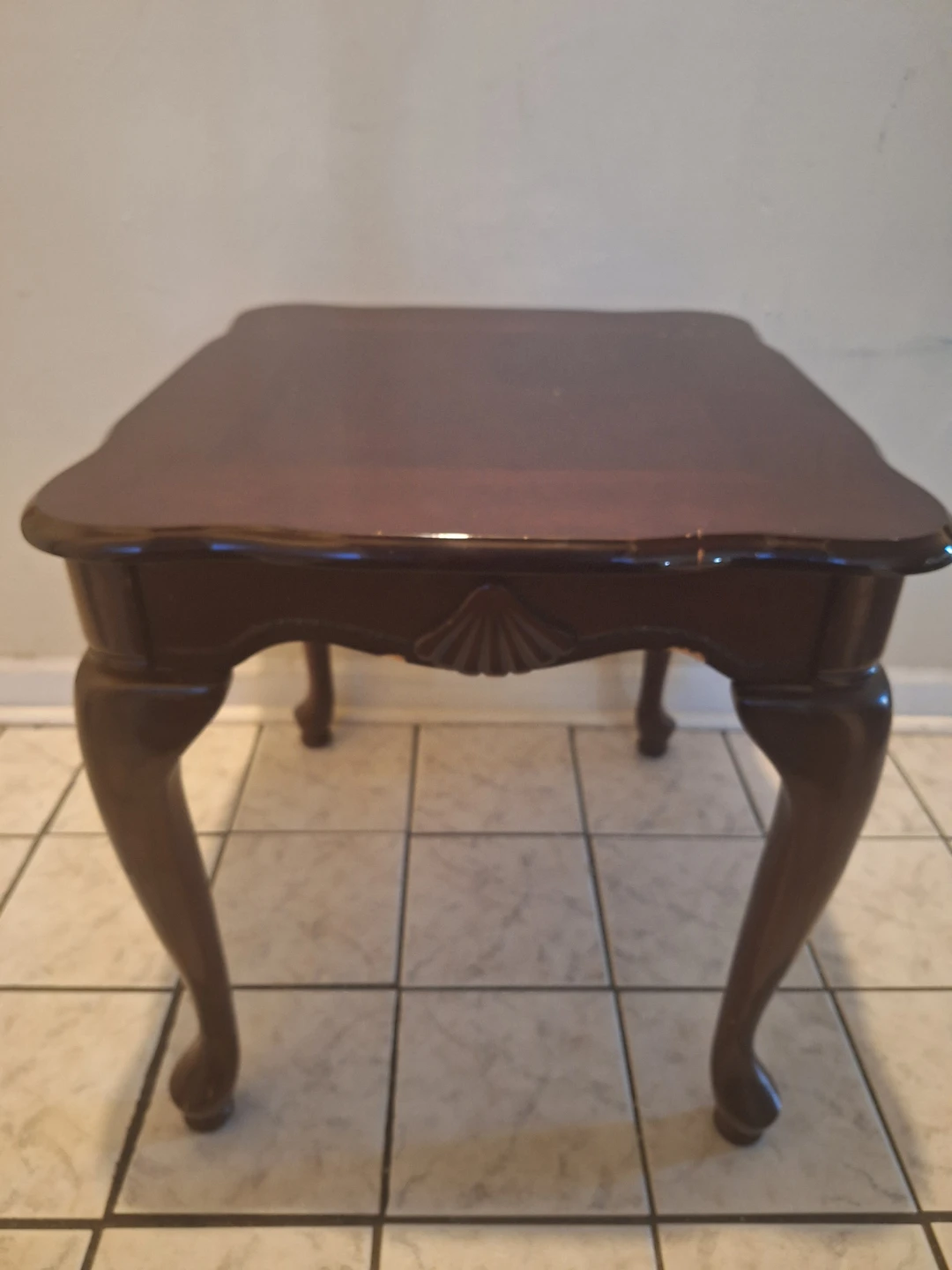 Vintage Ornate Carved Wood Mirror