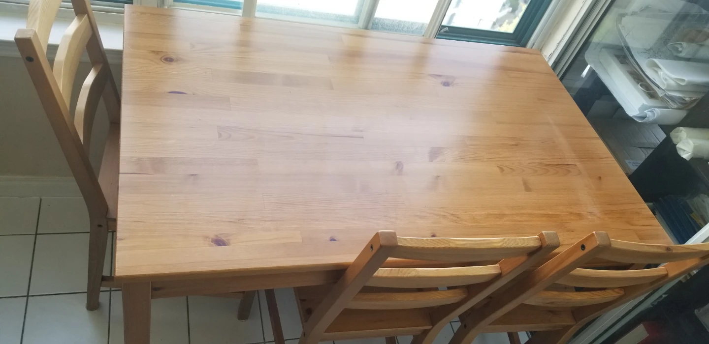 IKEA JOKKMOKK Dining Set - Table and 4 Chairs, Antique Stain - photo 2