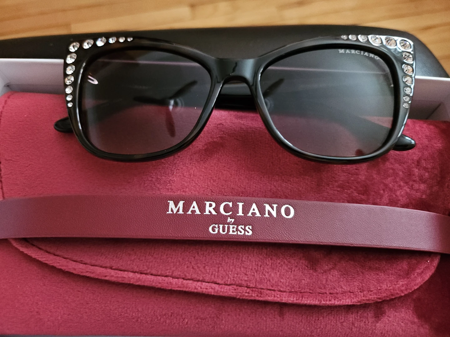 Marciano by Guess Women's Cat Eye Sunglasses with Crystals