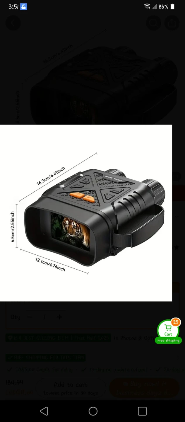 Brand New Night Vision Binoculars(Full HD) - photo 5
