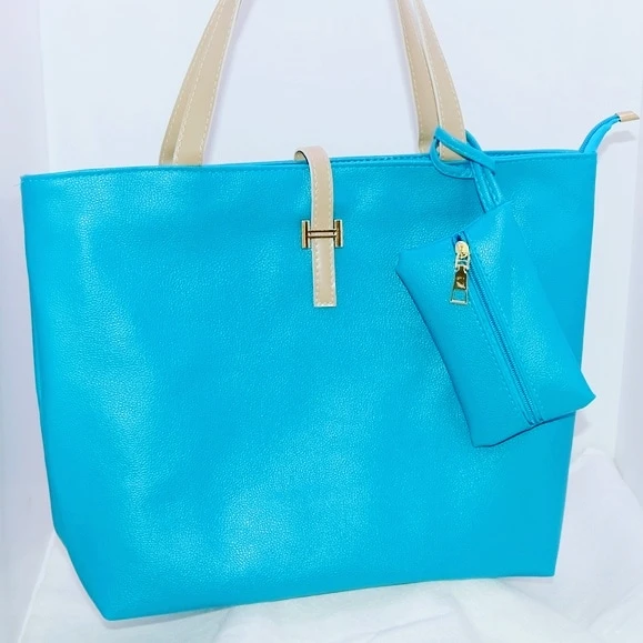 Brand New Tote Handbag with Matching Pouch