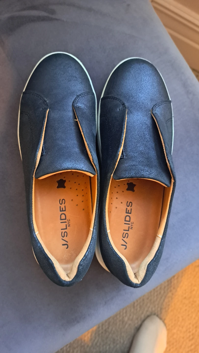 J/SLIDES NYC Women's Leather Sneakers