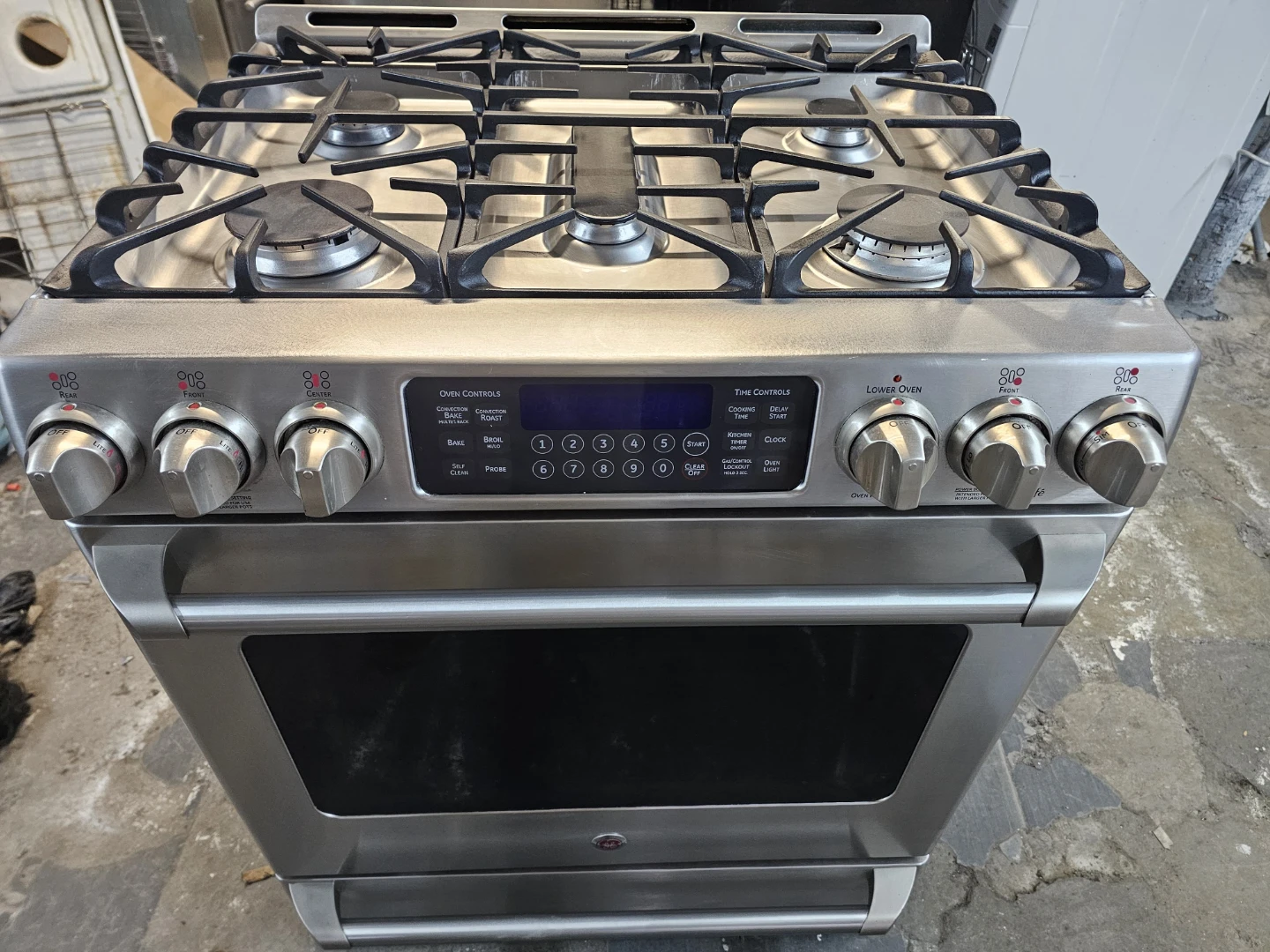 Ge cafe 30in Stainless steel gas stove