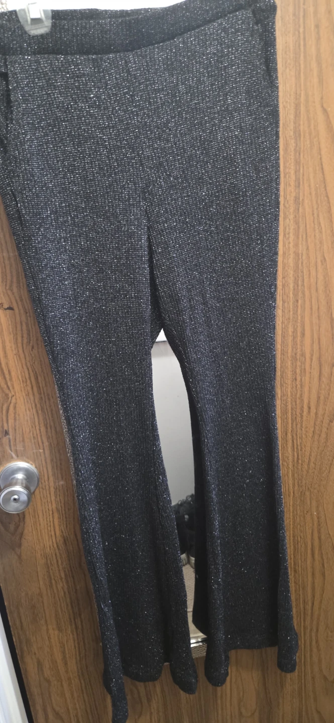 Torrid Sleep Black Sparkle Pants sz 0 - photo 2