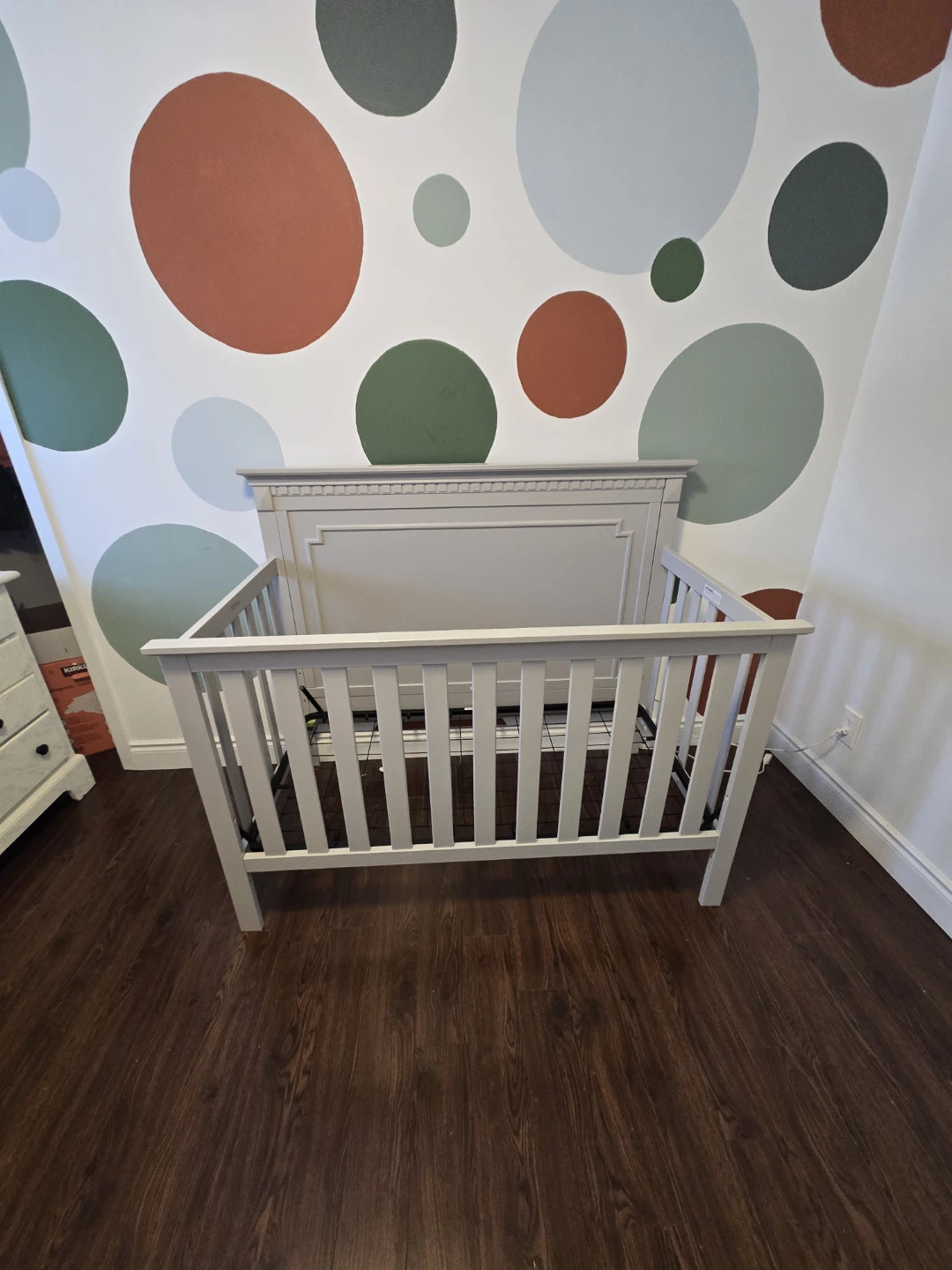 Grey Crib with KIDILOVE Crib Mattress - photo 5