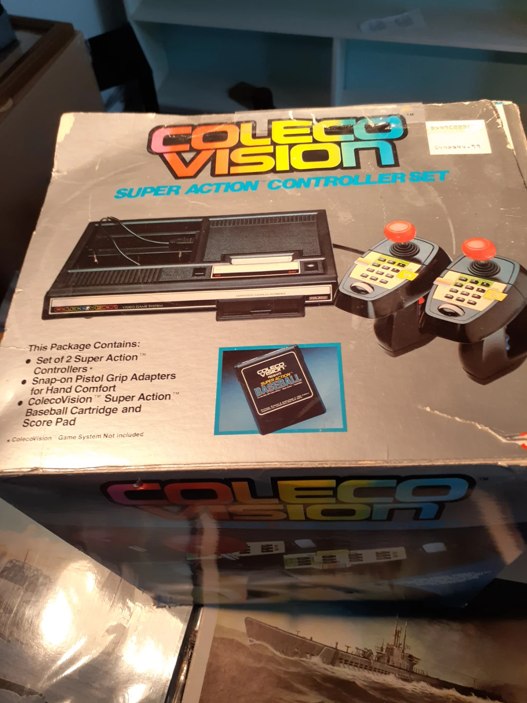 ColecoVision Super Action Controller Set with Baseball Game
