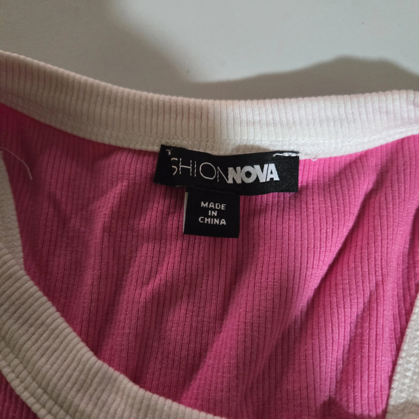 Fashion Nova Pink "dump him" Ribbed Tank Top - photo 4