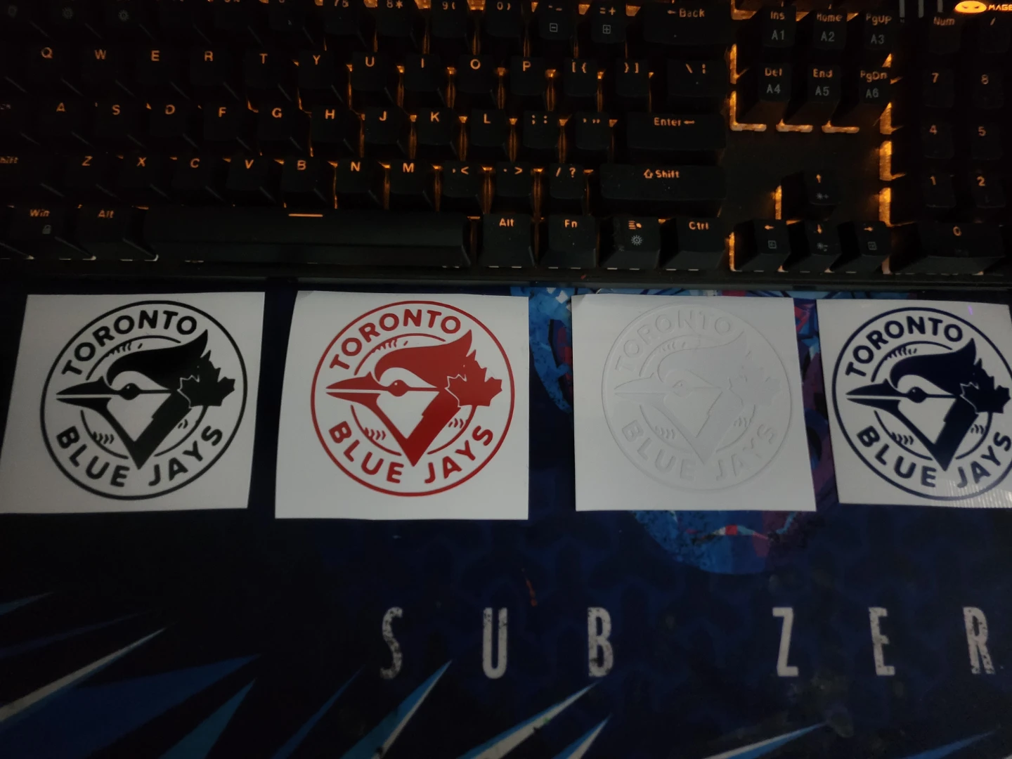 Toronto Blue Jays Logo Stickers and Coasters - photo 2