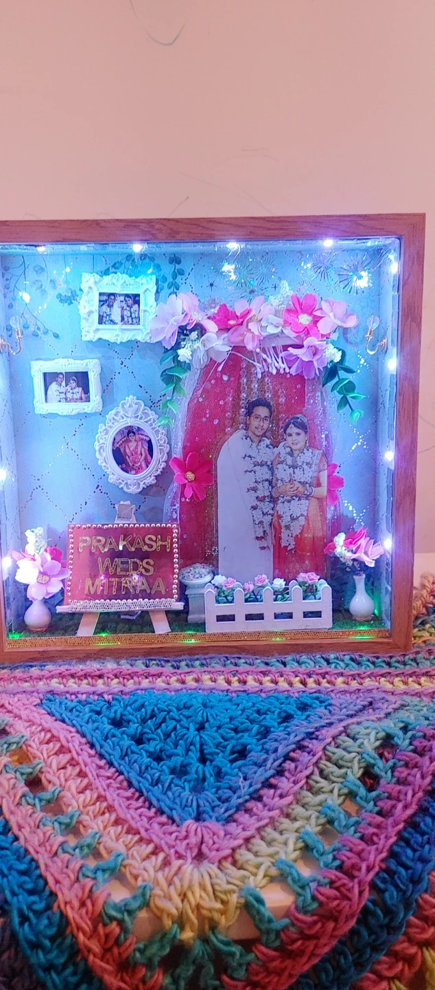 Personalized Wedding Shadow Box Display miniature free estimate - photo 4