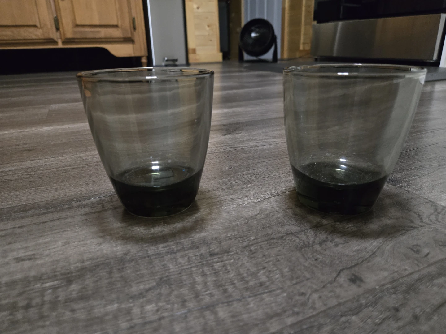 Set of 2 Smoke Grey Tumbler Glasses - photo 2