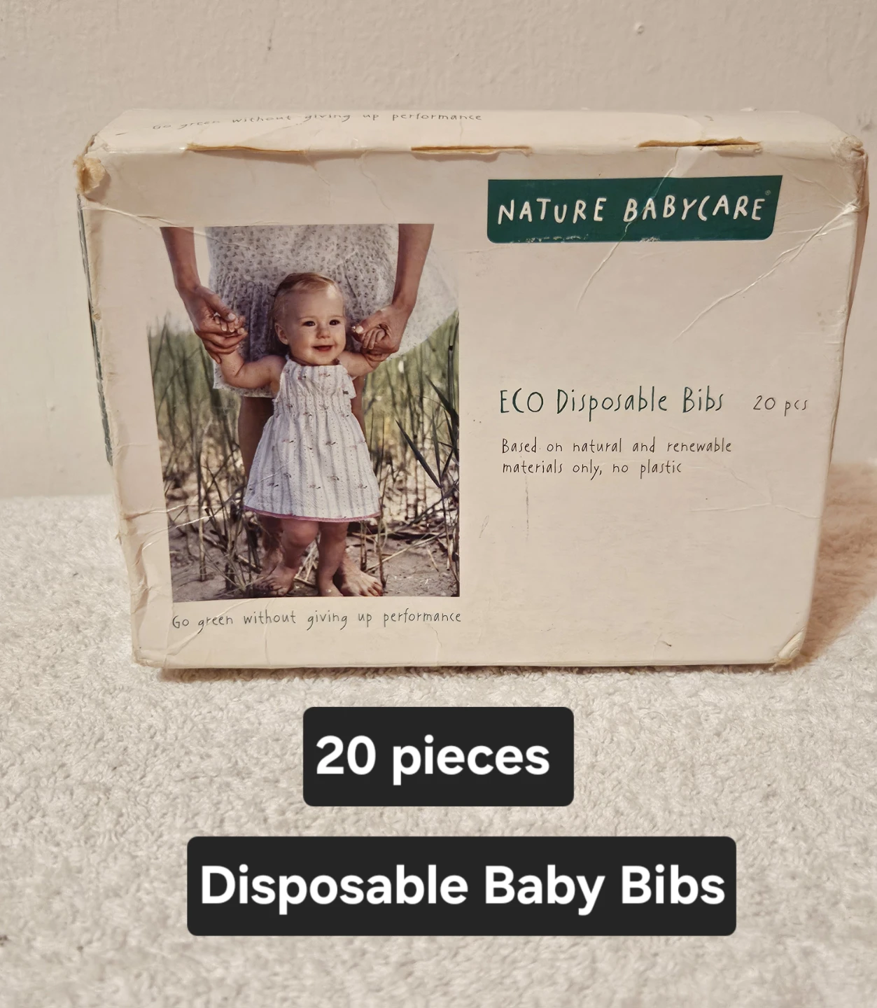 Disposable baby bibs